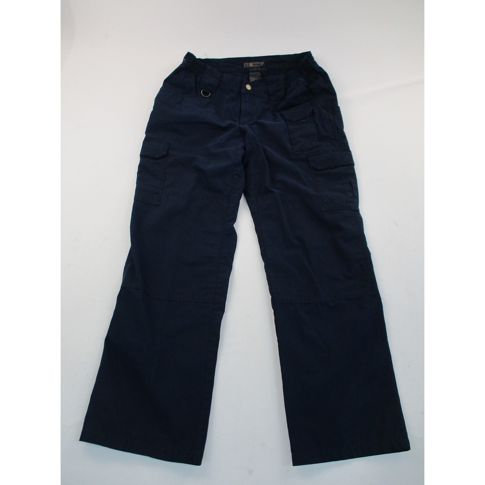 5.11 Tactical Cargo Pants Mens 27x27 Navy Blue Low Rise Ripstop Utility Workwear